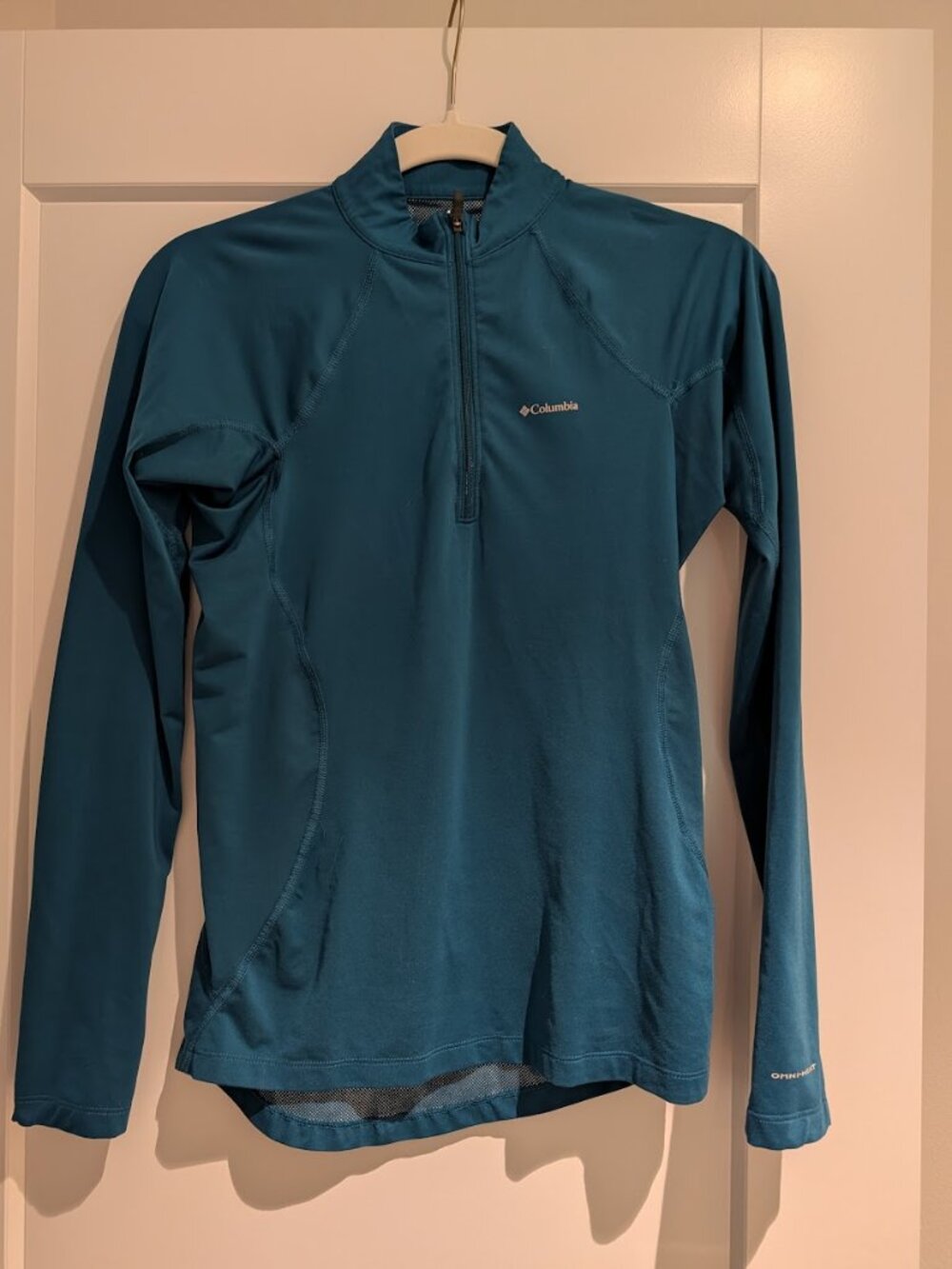 Columbia Omni Heat Quarter Zip Teal